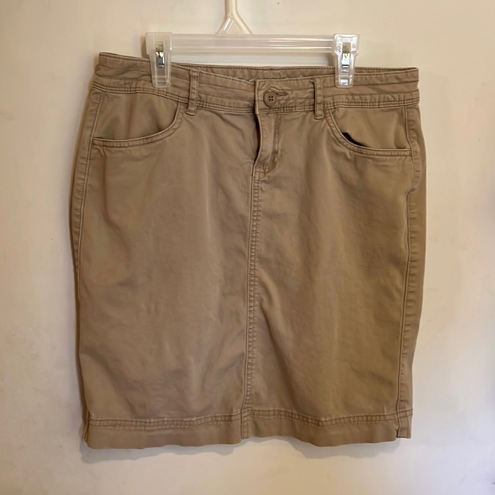 Khaki school skirt!